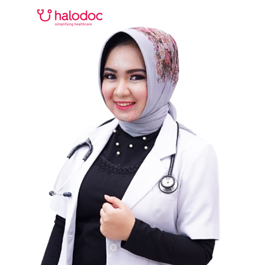 Ilustrasi seorang yang bahagia karena konsultasi dokter online terjangkau